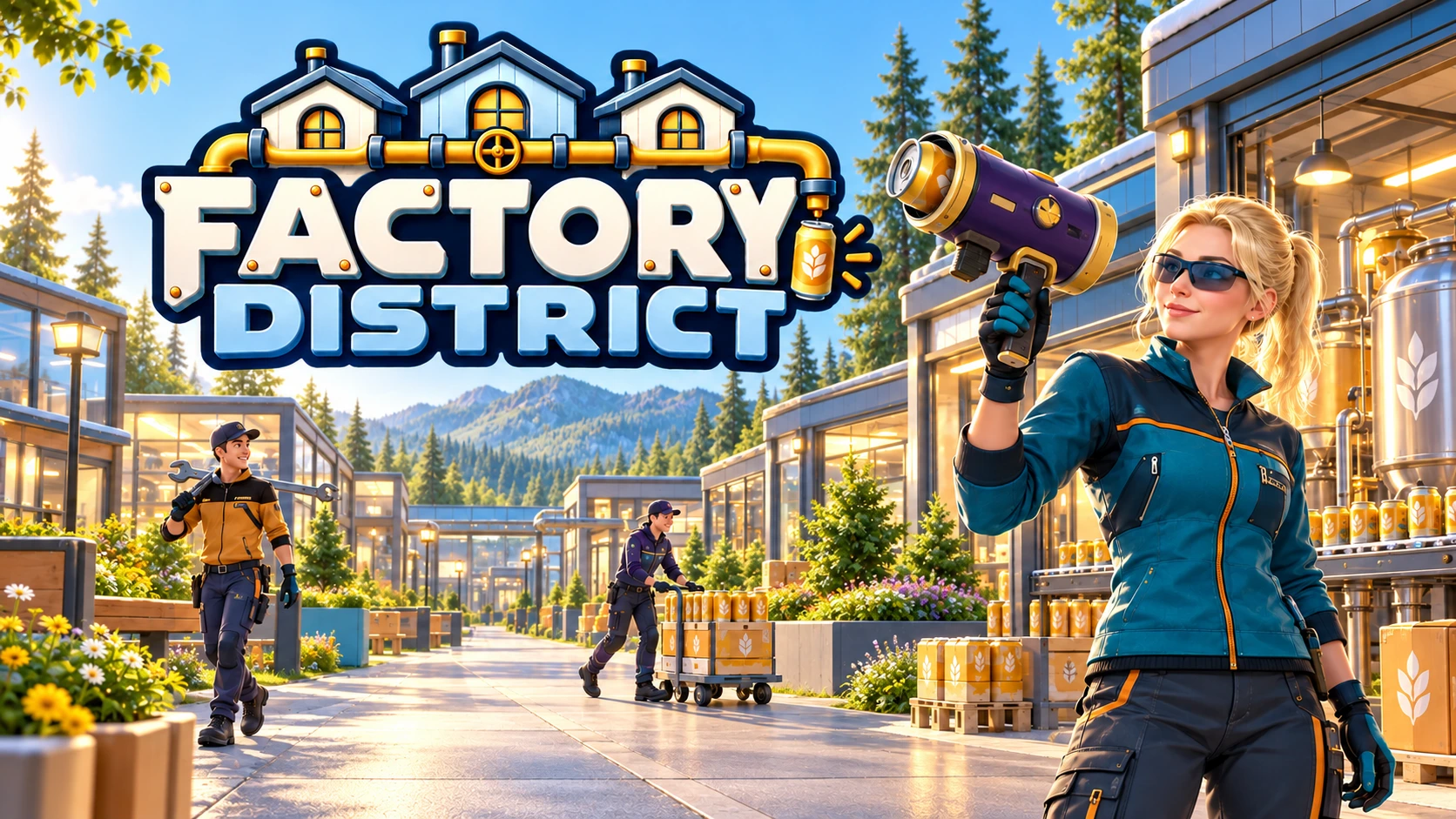 Обложка Factory District: друзья в производственном квартале