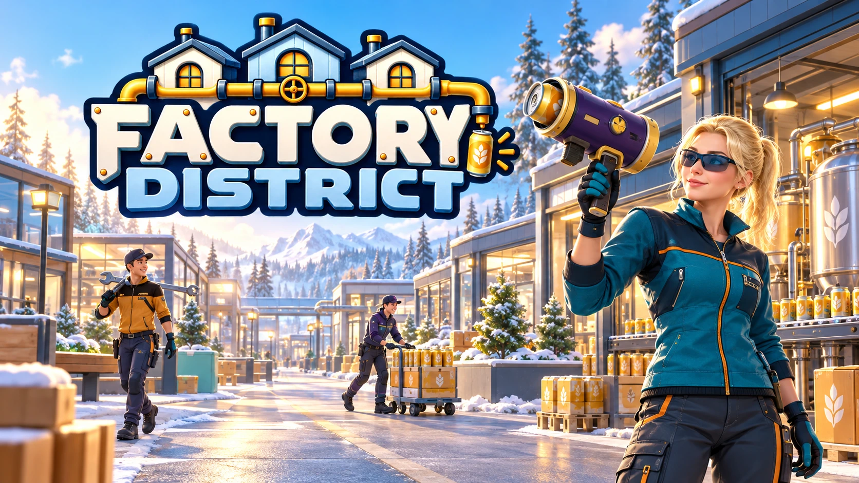 Обложка Factory District: друзья в производственном квартале